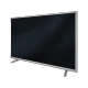 Grundig 55 GDU 7800S Ultra HD 4K TV, siyah ekranlı gümüş çerçeveli LED televizyon