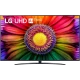 LG 75UR81006LJ Ultra HD 4K LED televizyon ekranda renkli çiçek görseliyle vitrin görüntüsü, genel renk