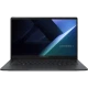 Asus ExpertBook B1 B1403CVA-DI71000B0D-2 koyu gri ultrabook laptop ekranı ve klavyesi önden görünüyor