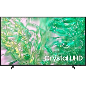 Samsung 43DU8000 Ultra HD 4K LED TV, canlı renkli Crystal UHD ekran tasarımı; genel renk, vitrin görseli