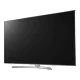 LG 55SJ810V Ultra HD 4K LED Televizyon, genel siyah tasarımlı düz ekranlı TV.