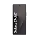 Samsung Galaxy Z Fold7 siyah akıllı telefonun önden görünümü, ince çerçeveli ekran tasarımı