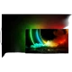 Philips 55OLED706 Ultra HD 4K OLED televizyon; canlı renk geçişleri ve sinematik görseller ekranında.