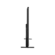 Vestel 65QMG9940 Ultra HD 4K QLED televizyonun ince yan profili ve siyah ayak tasarımı