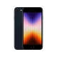 Apple iPhone SE 2022 siyah akıllı telefon, ön ve arka görünüm, ana vitrin çekimi