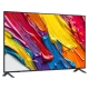 LG 86QNED82A6B Ultra HD 4K QNED TV, genel renkli modern televizyon ekranında renkli grafikler