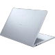 Dell 14 Plus DB14250-CU9WP321 açık gri iş ve ofis laptopu, açık kapaklı görünüm