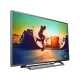 Philips 50PUS6262 Ultra HD 4K LED televizyon, genel renkli ince çerçeveli TV ekranında sahne görüntüsü.