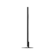 TCL 75C8K Ultra HD 4K LED televizyonun ince siyah tasarımı, genel renk görünümüyle dikey duruşu.