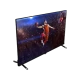 Axen AX55FIL243 Ultra HD 4K LED televizyon, siyah çerçeveli ekranda basketbol maçı görüntüsü