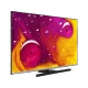 Vestel 43Q9700TT Ultra HD 4K QLED televizyon, renkli ekranı ve ayaklı ince tasarımıyla önden görünüm