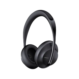 Bose Noise Cancelling Headphones 700 siyah kablosuz kulaklık, önden görünüm