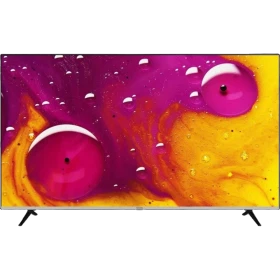 Vestel 70Q9700TT Ultra HD 4K QLED TV, ince siyah çerçeveli tasarım ve renkli ekran görüntüsü
