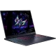 Acer Predator Helios Neo 16S AI PHN16S-71-975M siyah oyuncu laptop, RGB klavyeli açık açıdan görünüm