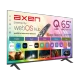 Axen AX65QUMLN-W02M Ultra HD 4K LED televizyon, siyah çerçeveli geniş ekran ve webOS arayüzü