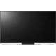 LG 65UR91006LA Ultra HD 4K LED televizyon, genel siyah ekran ve şık beyaz ayak tasarımı
