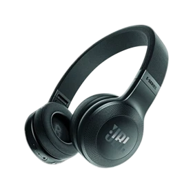JBL E45BT Kablosuz siyah kulaklık, yastıklı kulaklık başlıkları ve ayarlanabilir kafa bandıyla sunuluyor