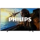 Philips 43PUS7000 Ultra HD 4K LED Televizyon, havacılık temaslı ekran görseliyle vitrin tanıtımında.