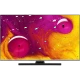 Vestel 43Q9700TT Ultra HD 4K QLED televizyon, siyah çerçevesiyle renkli soyut görüntü gösteriyor