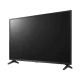 LG 65UQ75006LF Ultra HD 4K LED televizyon, genel siyah ekranlı model ve ince çerçeve görünümü