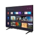 Grundig 55 GGU 7900 B Ultra HD 4K LED televizyon, siyah ekranında akıllı TV menüsü gösteriliyor