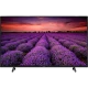 Beko B65L 9765 5B Quatro UHD Ultra HD 4K TV, siyah çerçeveli ve lavanta tarlası görüntülü