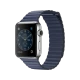 Apple Watch Series 2 42 mm akıllı saat, paslanmaz çelik kasa ve gece mavisi deri Loop kayışı