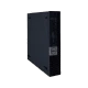 Dell OptiPlex 7070 Micro siyah kompakt masaüstü bilgisayarın ön paneli ve bağlantı noktaları