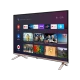 Grundig Barcelona 58 GGU 8935 B Ultra HD 4K LED televizyon, akıllı ekranı ve ayaklarıyla önden görünür.