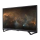 Axen AX32DAB800 HD Ready LED televizyon, siyah çerçeveli ekranında uzay görüntüsüyle önden görünüm