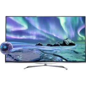 Philips 32PFL5008H Full HD LED televizyon, genel renkli düz ekran tasarım, vitrin görünümü