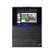 Siyah Lenovo ThinkPad E16 G2 21MA008XTX iş ve ofis laptopu, açık ekran ve tam boy klavye görünümü