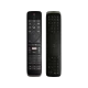 Philips 55PUS8602 Ultra HD 4K LED televizyon için siyah kumanda ve tuşlar, genel renkli görünüm