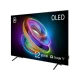 Arçelik A 1265 C AI Ultra HD 4K OLED TV, renkli soyut ekranı ve ayaklı tasarımıyla