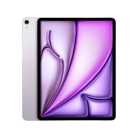 Apple iPad Air 2024 Wi‑Fi + Cellular, 1024 GB, 13 inc, mor tablet; ince tasarım ve mor ekran görünümü.