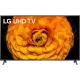 LG 75UN85006LA Ultra HD 4K LED TV, çiçekli ekrana sahip, geniş çerçeveli televizyon görüntüsü