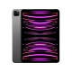 Apple iPad Pro Wi‑Fi + Cellular gri, 11 inç tablet; arka kapak ve canlı ekran görünüyor.