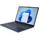Mavi Lenovo IdeaPad Slim 3 83K10062TR-EP iş ve ofis laptopu, açık ekranlı önden çapraz görünüm