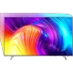 Philips 86PUS8807 Ultra HD 4K LED televizyon, canlı renkli ekran görüntüsü ile ön görünüm, genel renk