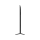 TCL 75T8D Ultra HD 4K LED televizyon, genel renkli ince tasarımlı model; ayaklı dikey görünüm