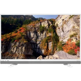 Beko B49L 5740 4W Full HD televizyon, gümüş çerçevesi ve doğa manzaralı ekranıyla