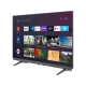 Grundig Roma 50 GGU 7905 A Ultra HD 4K LED televizyon, siyah çerçeveli ekran ve ayak tasarımıyla.