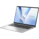 Asus Vivobook 16 X1607QA-MB089W gri iş ve ofis laptopu açık ekranlı modern tasarım görünümü