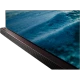 LG OLED77G7V Ultra HD 4K OLED televizyon; ince siyah tasarım ve kıvrımlı gövde görünümü