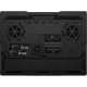 MSI Raider 16 Max HX B2WI-092TR siyah oyuncu laptop alt kapağı altında SSD bellek yuvaları görünüyor