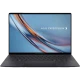 ASUS ExpertBook Ultra B9406CAA-ETH0646W koyu gri ultrabook laptop; ekranda “ASUS EXPERTBOOK” yazısı.