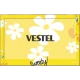 Vestel 22VF5012 Tweety Full HD LED televizyon, sarı çiçek desenli ekran ve Tweety temasıyla gösteriliyor