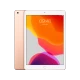 Apple iPad 7 32 GB 4G altın tablet, öğrenci kullanımına uygun ön ve arka görünüm.