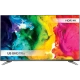 LG 55UH750V Ultra HD 4K LED televizyon ekranında renkli canlı içerik, Genel siyah tasarım