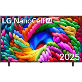 LG 65NANO90A6B Ultra HD 4K LED televizyon, NanoCell AI yazılı renkli ekranlı vitrin modeli, genel renk